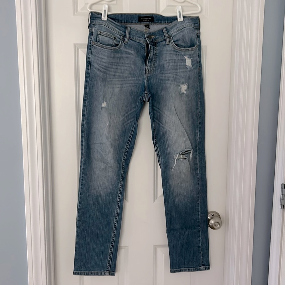 Banana Republic Distressed Girlfriend Jeans